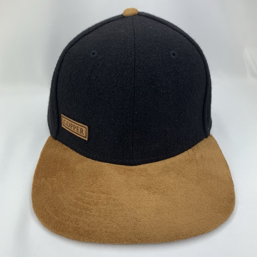 Copper Locale Hat Black Brown Adjustable Snapback Baseball Cap
